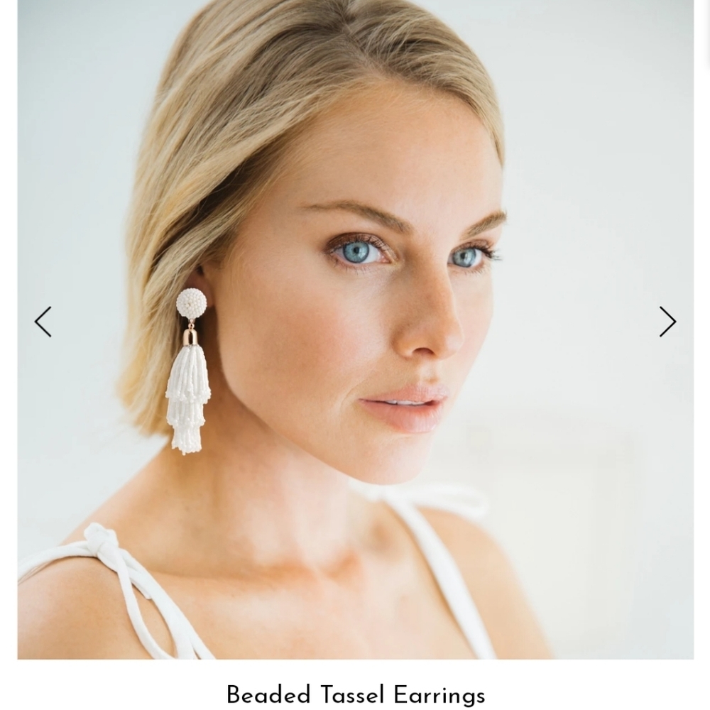 Panacea Beaded Tassel Earrings